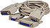 Křížený kabel RS232 délky 2m s konektory Canon9F i Canon25F na obou stranách Křížený kabel RS232 délky 2m s konektory Canon9F i Canon25F na obou stranách